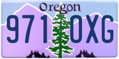 OR license plate 971OXG