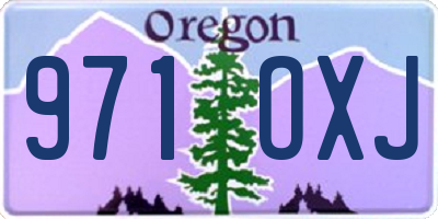 OR license plate 971OXJ