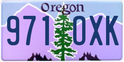 OR license plate 971OXK