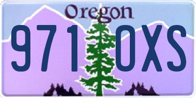 OR license plate 971OXS