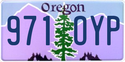 OR license plate 971OYP