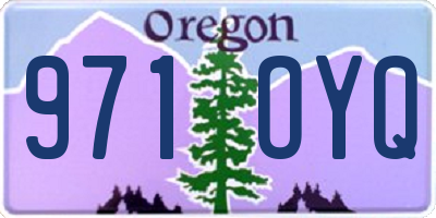 OR license plate 971OYQ