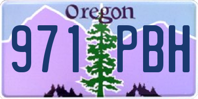 OR license plate 971PBH
