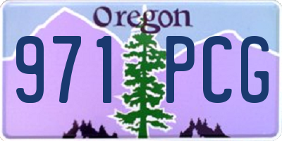 OR license plate 971PCG