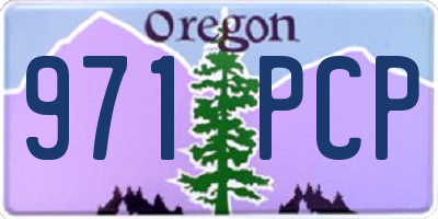 OR license plate 971PCP