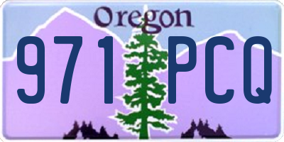 OR license plate 971PCQ