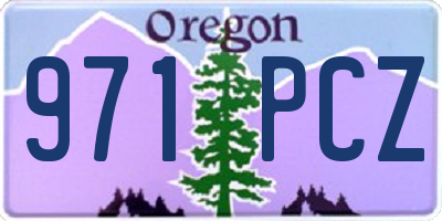 OR license plate 971PCZ