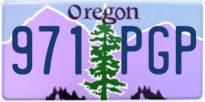 OR license plate 971PGP