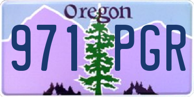 OR license plate 971PGR