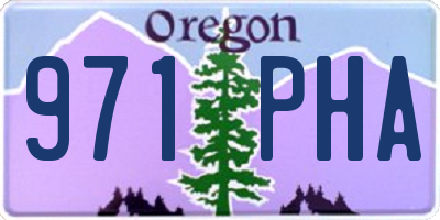 OR license plate 971PHA