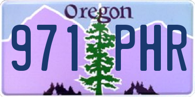 OR license plate 971PHR