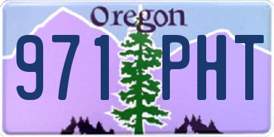 OR license plate 971PHT