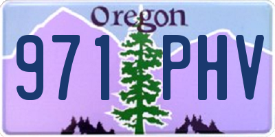 OR license plate 971PHV