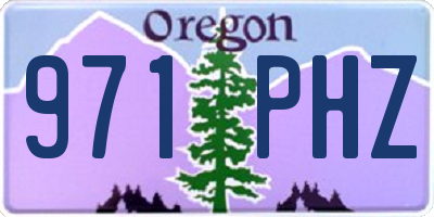 OR license plate 971PHZ