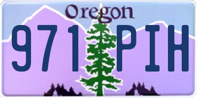 OR license plate 971PIH