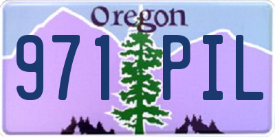 OR license plate 971PIL