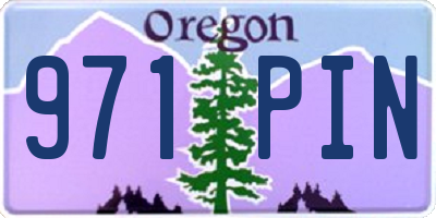 OR license plate 971PIN