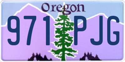 OR license plate 971PJG