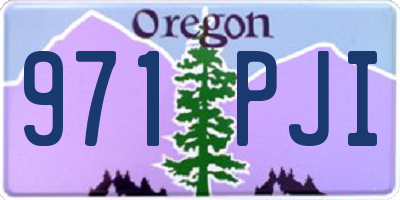 OR license plate 971PJI
