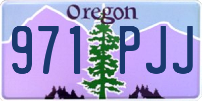 OR license plate 971PJJ