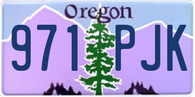 OR license plate 971PJK