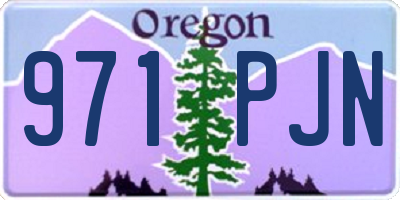 OR license plate 971PJN