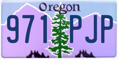 OR license plate 971PJP