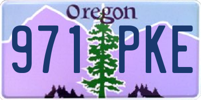 OR license plate 971PKE