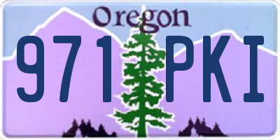 OR license plate 971PKI