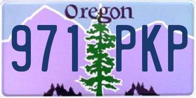 OR license plate 971PKP