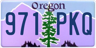 OR license plate 971PKQ