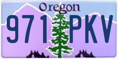 OR license plate 971PKV