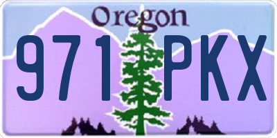 OR license plate 971PKX