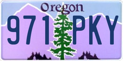 OR license plate 971PKY