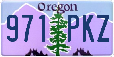 OR license plate 971PKZ