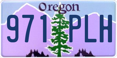 OR license plate 971PLH