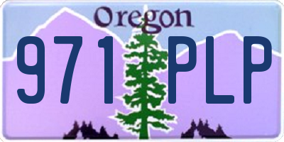 OR license plate 971PLP