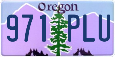 OR license plate 971PLU
