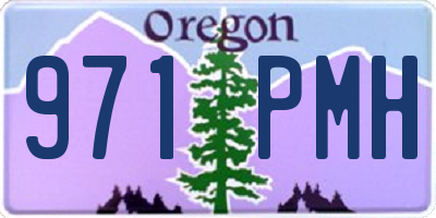 OR license plate 971PMH