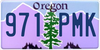 OR license plate 971PMK