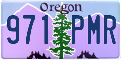 OR license plate 971PMR