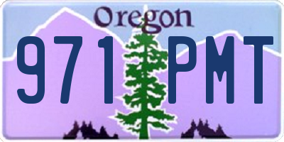 OR license plate 971PMT