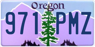 OR license plate 971PMZ