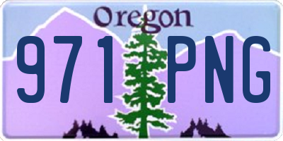OR license plate 971PNG