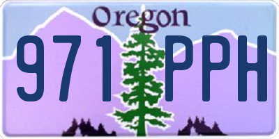 OR license plate 971PPH