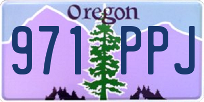 OR license plate 971PPJ