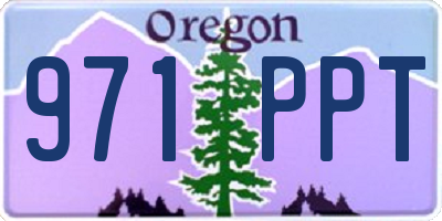 OR license plate 971PPT