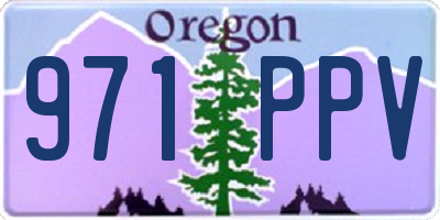 OR license plate 971PPV