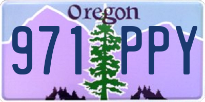 OR license plate 971PPY