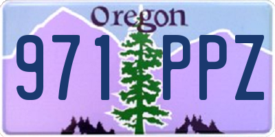OR license plate 971PPZ